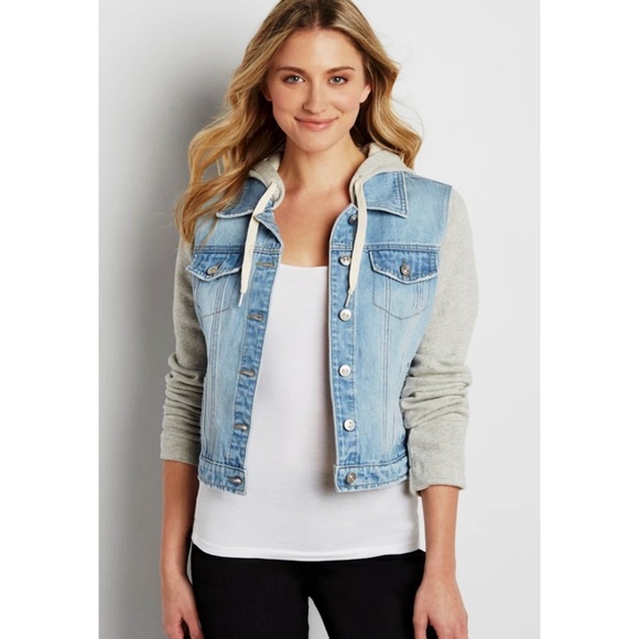 Maurices Jackets & Blazers - Maurices Hooded Jean Jacket